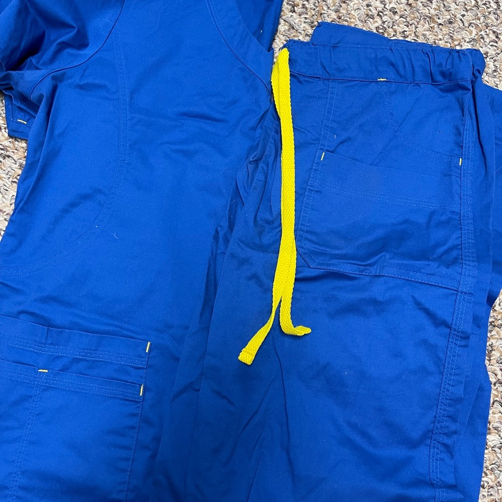 Navy blue scrub set
